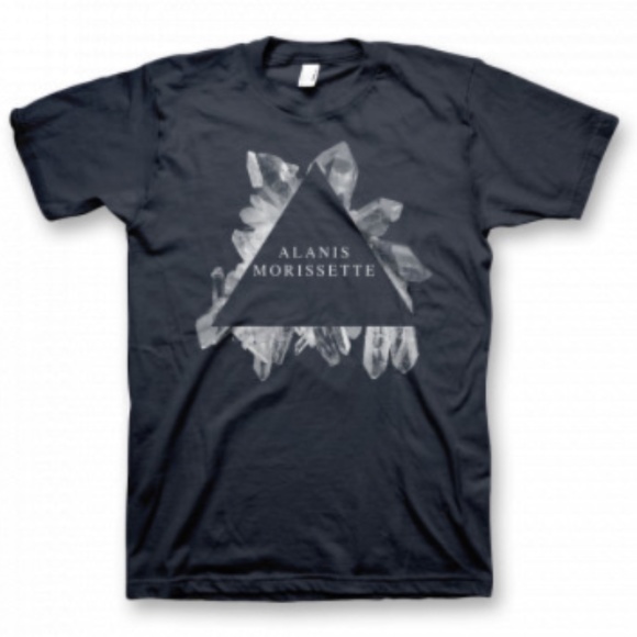 Next Level Apparel Tops - Alanis Morissette Gem Triangle Tshirt